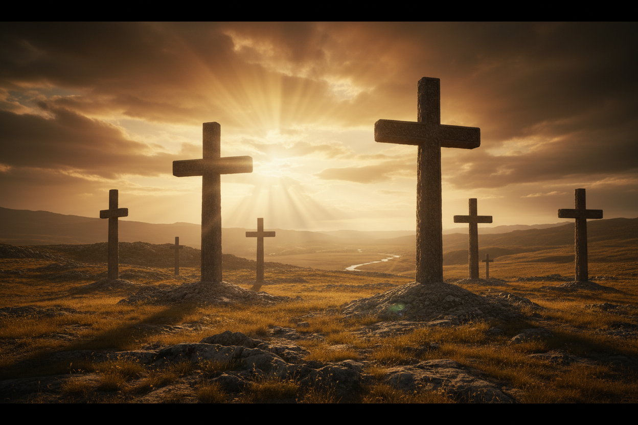 Majestic Christ-like Crosses